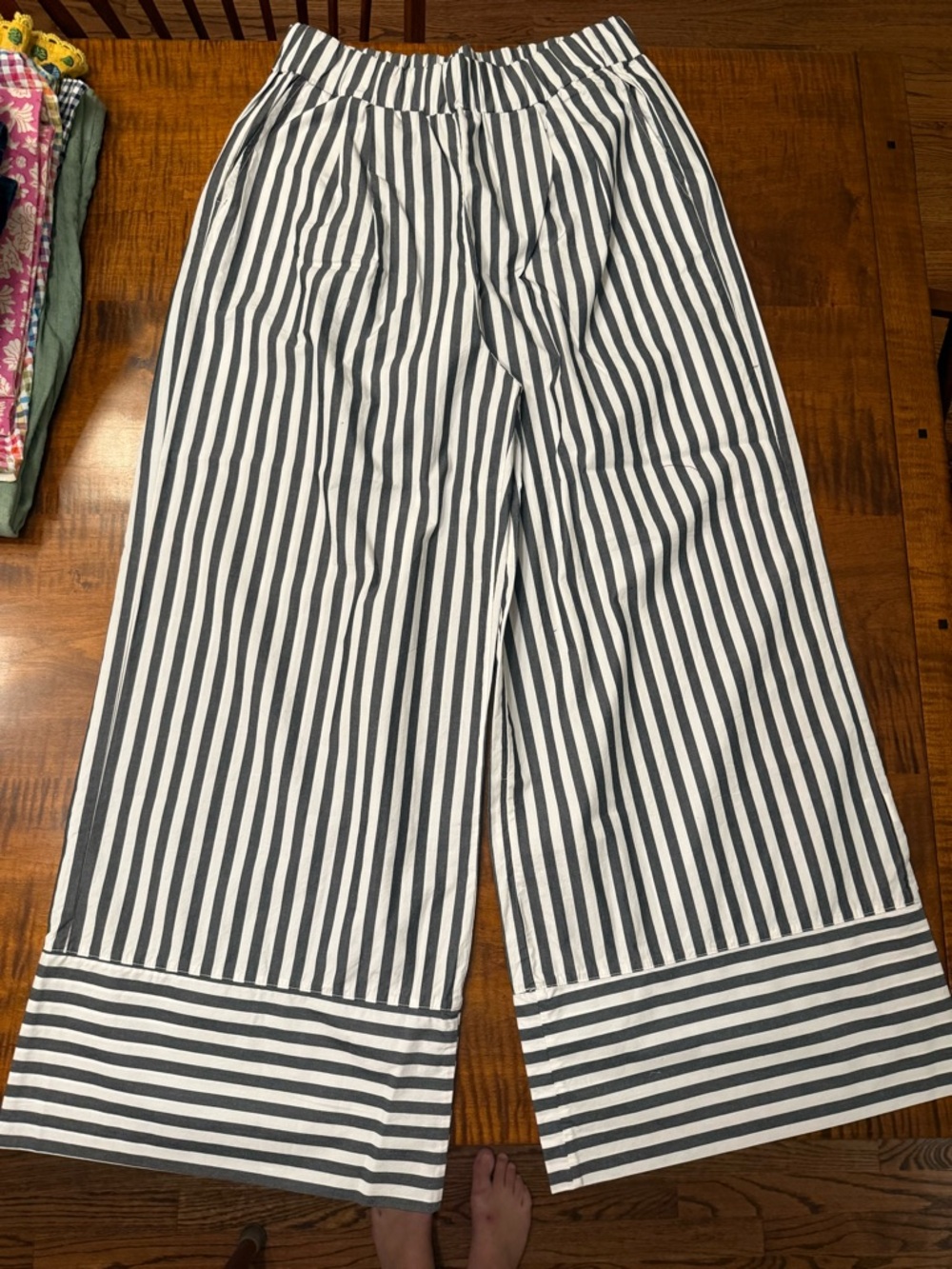 Stateside Black and White Striped Wide-Leg Pants - from Shopbop